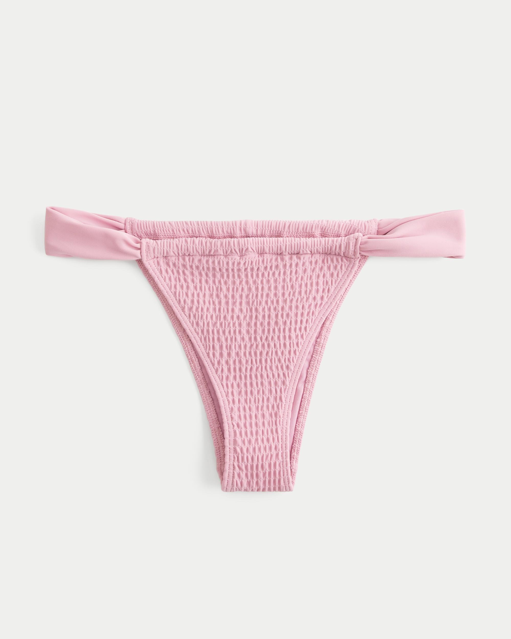 Smocked High-Leg Cheekiest Bikini Bottom Product Image