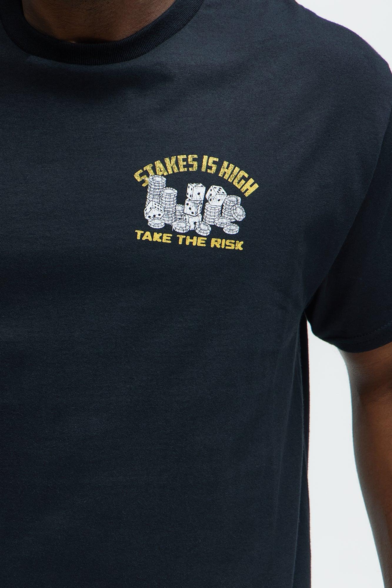 Stakes Is High Short Sleeve Tee - Black Product Image