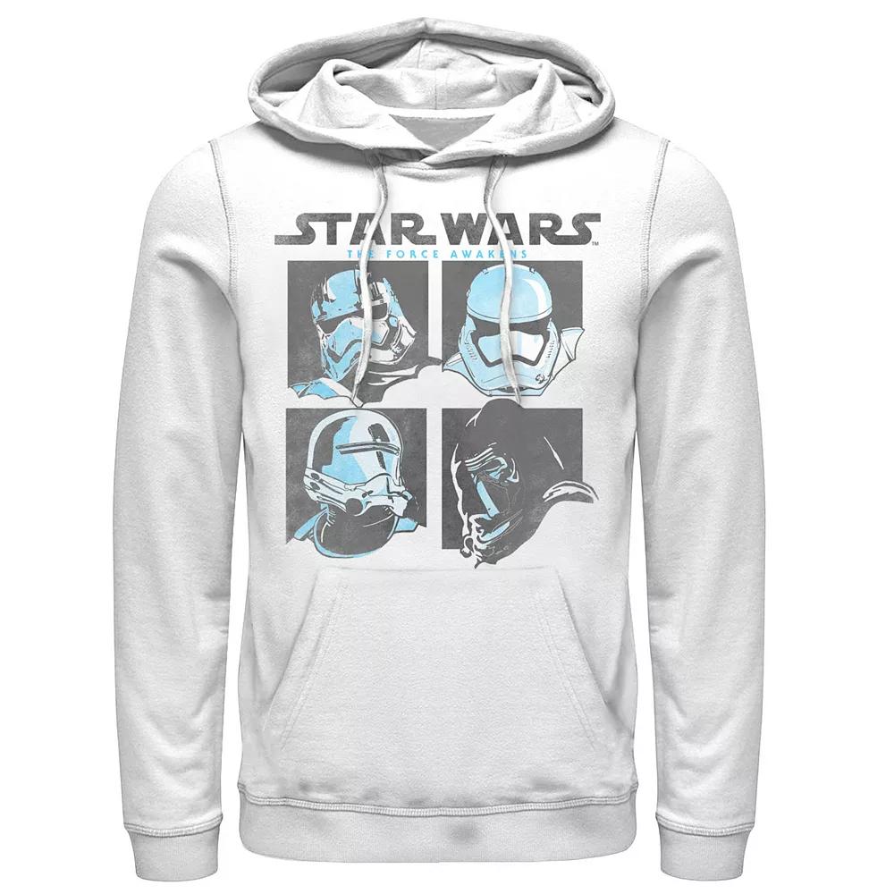Mens Graphic Teen Guys Star Wars Mens Star Wars The Force Awakens Empire Square Graphic Hoodie, Men's, Size: Medium, White Product Image