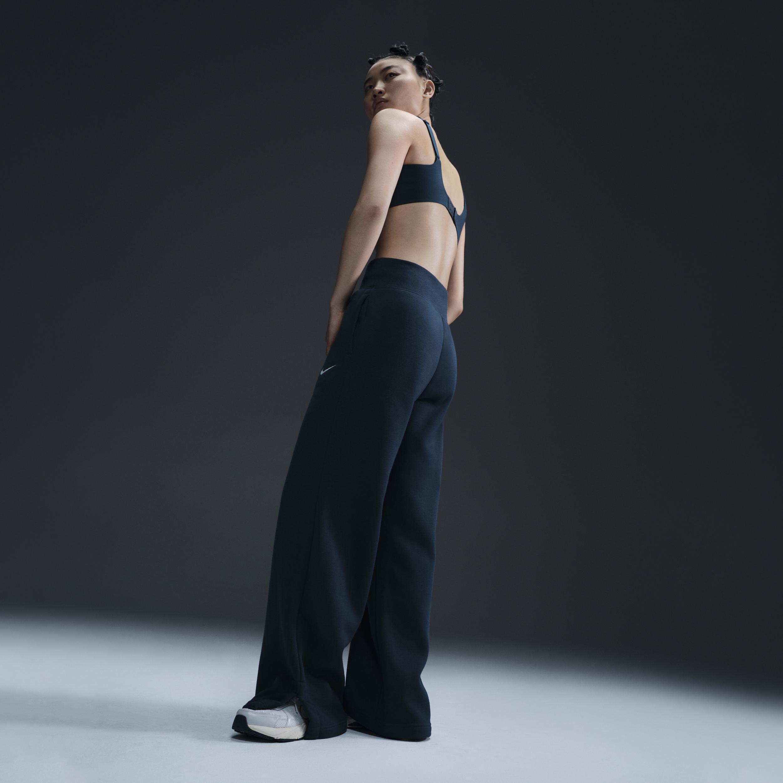 Womens Nike Sportswear Phoenix Fleece High-Waisted Wide-Leg Sweatpants Product Image