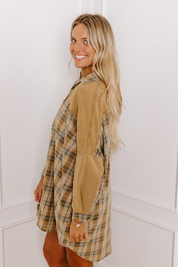 Vail Views Plaid Tunic Dress Product Image