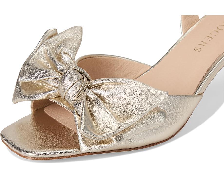 Lola Bow Sandal - Metallic Nappa Product Image