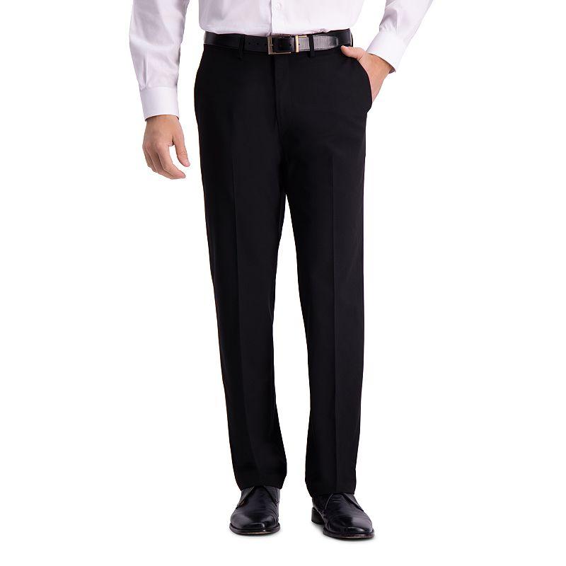 Men’s J.M. Haggar® Premium Flex-Waist Straight-Fit 4-Way Stretch Flat-Front Dress Pants, Men's,  Product Image