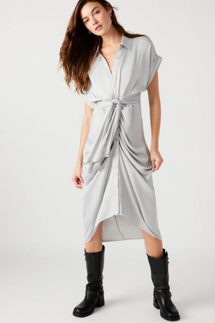 Tori Dress - Silver Product Image