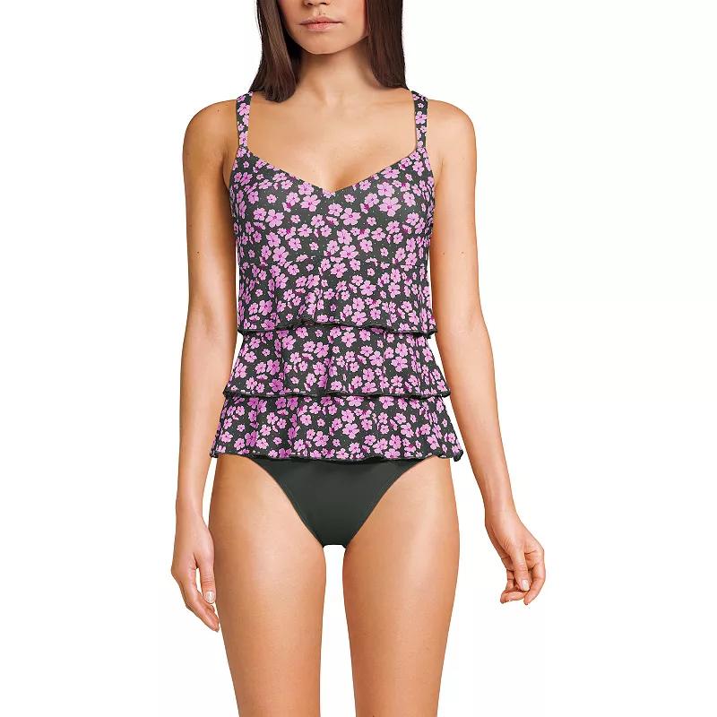 Women's Lands' End Ruffle Fauxkini One Piece Swim Suit,  Product Image