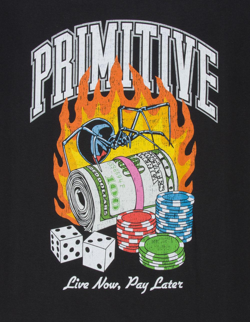 PRIMITIVE Stakes II Mens Heavyweight Tee - BLACK Product Image