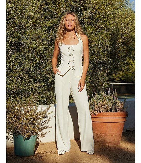 Lucy Paris Valli Solid Wide Leg Pants Product Image