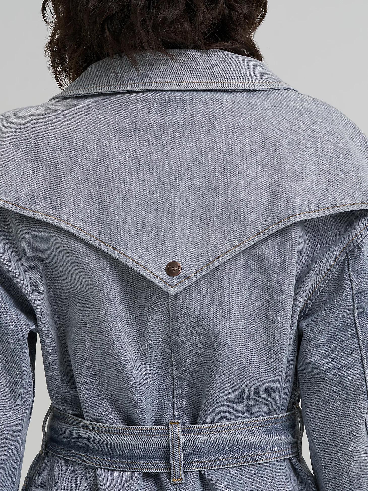 Women's Denim Trench in Haute Haze Product Image