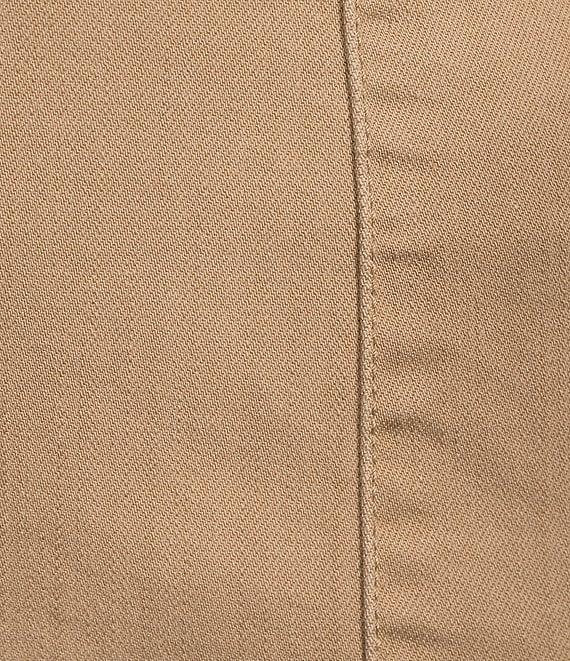 Intro Nia Hollywood Waist Seam Detail High Rise Straight Leg Pull-On Denim Pants Product Image