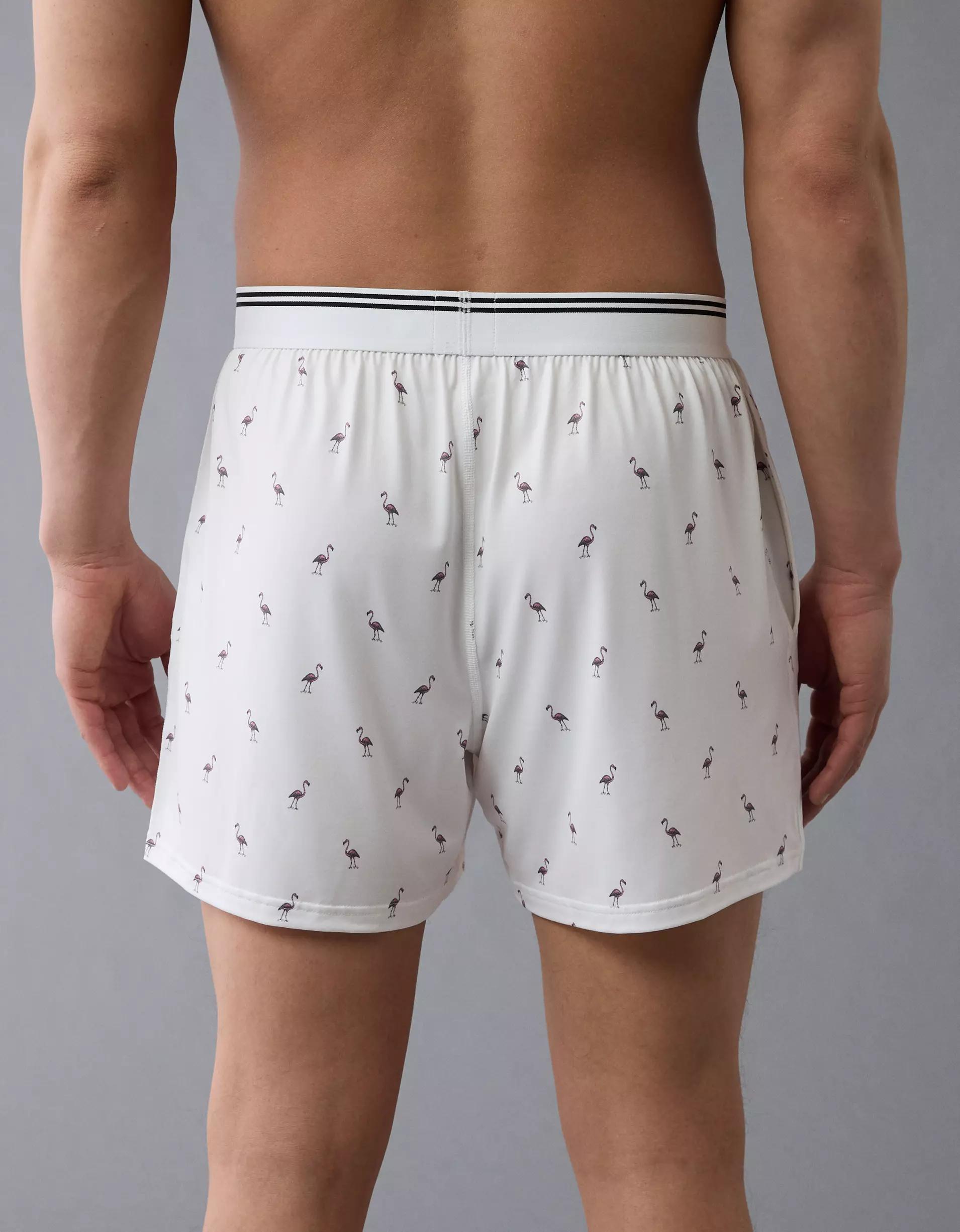 AEO Men's Flamingos Ultra Soft Pocket Boxer Short Product Image