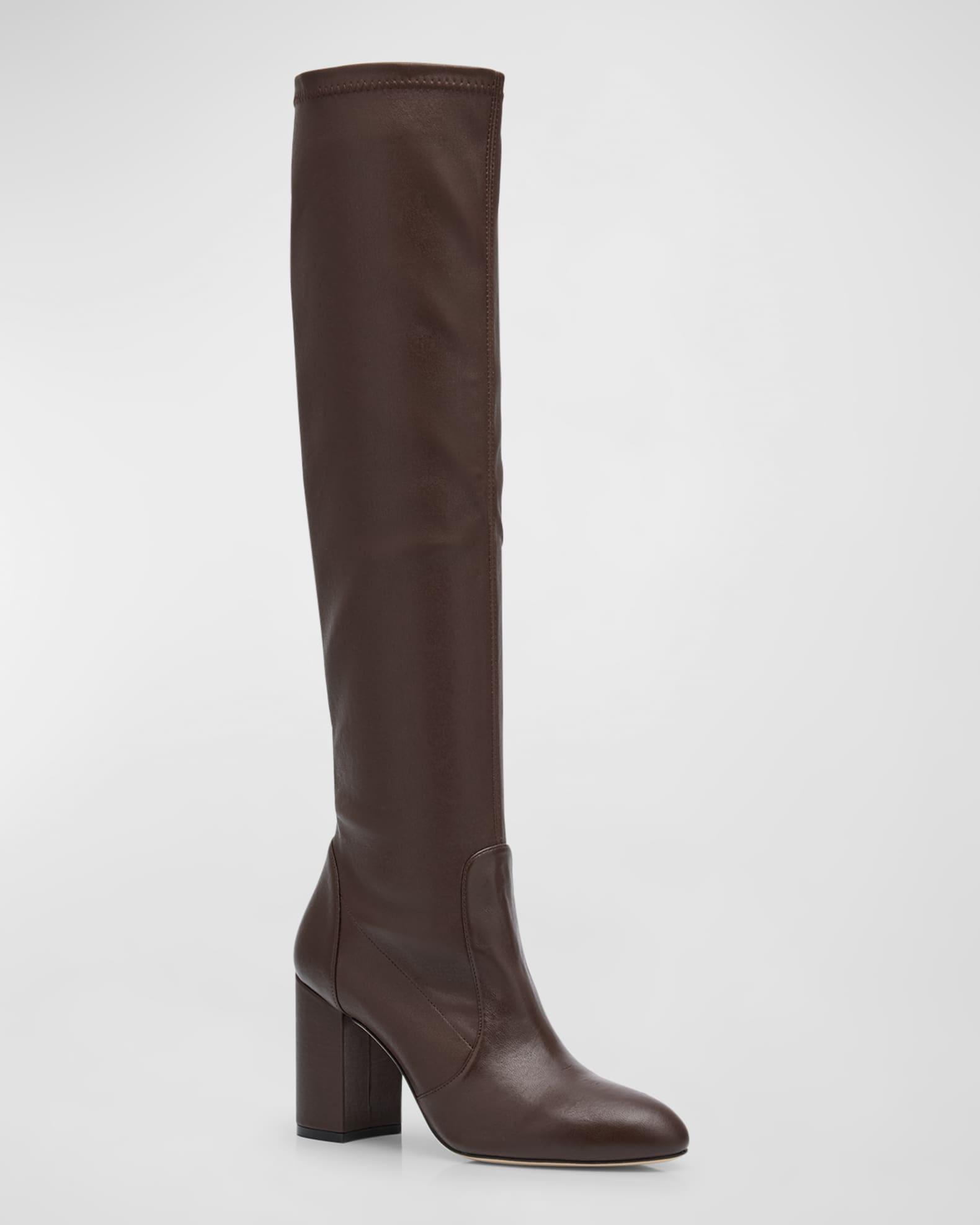 Yuliana Leather Knee Boots Product Image