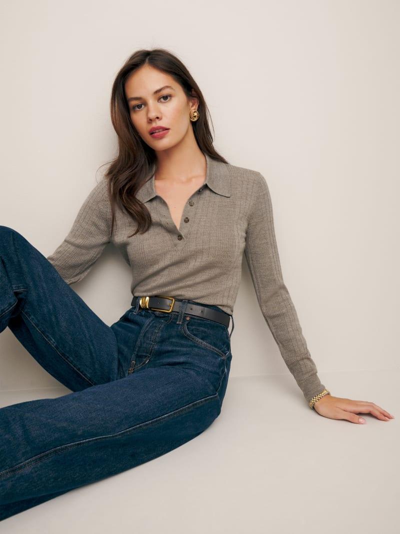 Hermia Regenerative Merino Polo Product Image