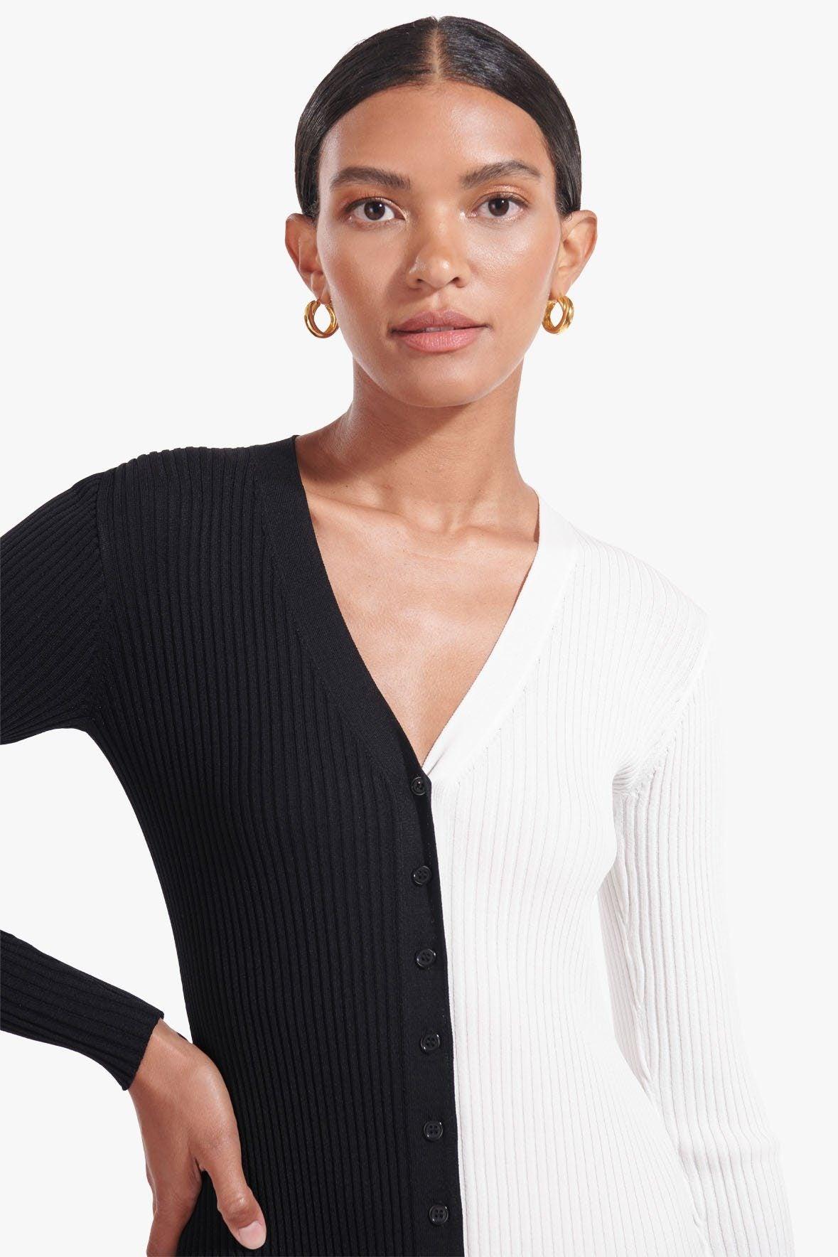 SHOKO SWEATER | BLACK WHITE Product Image