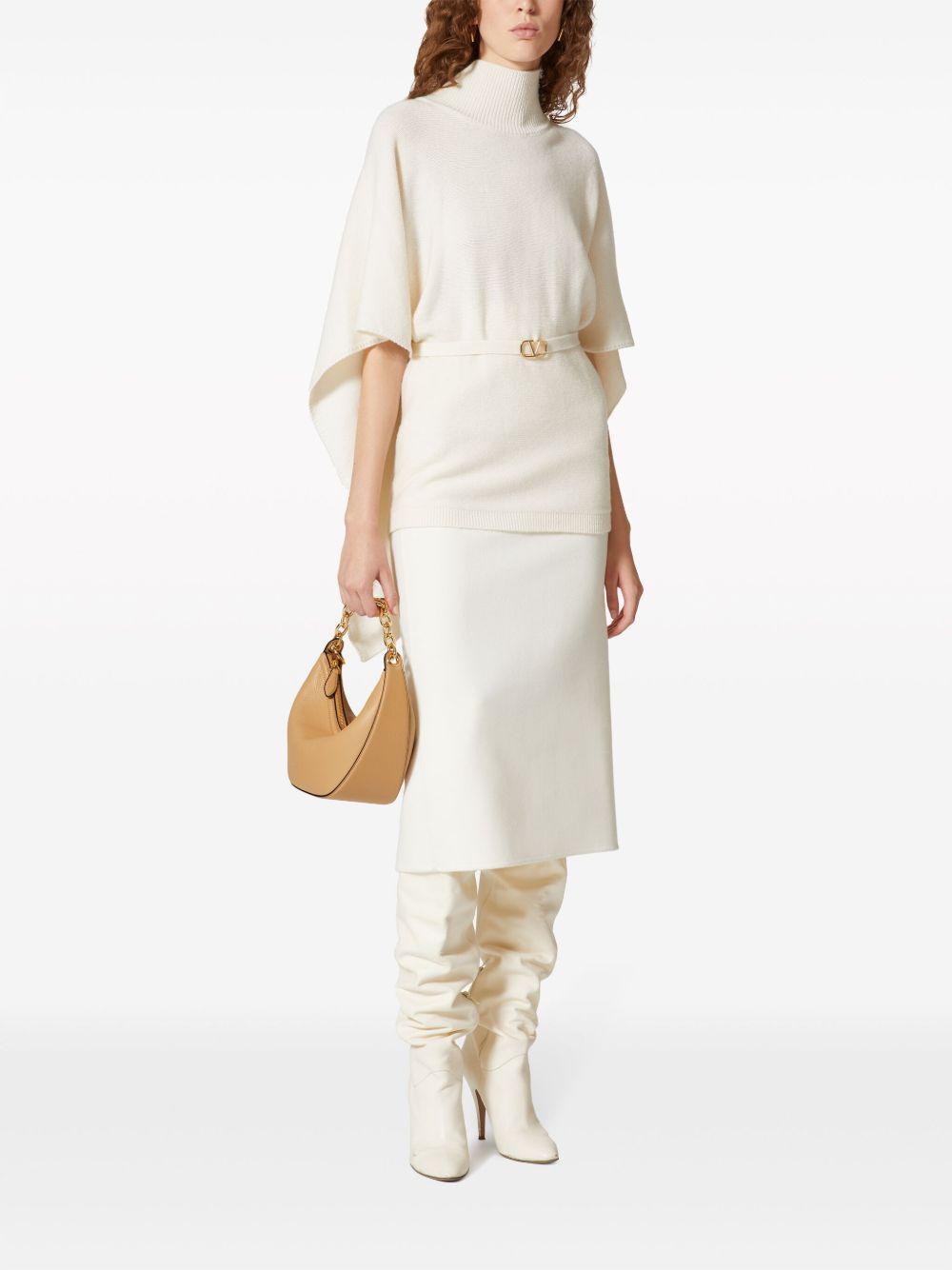 small VLogo Moon leather shoulder bag Product Image