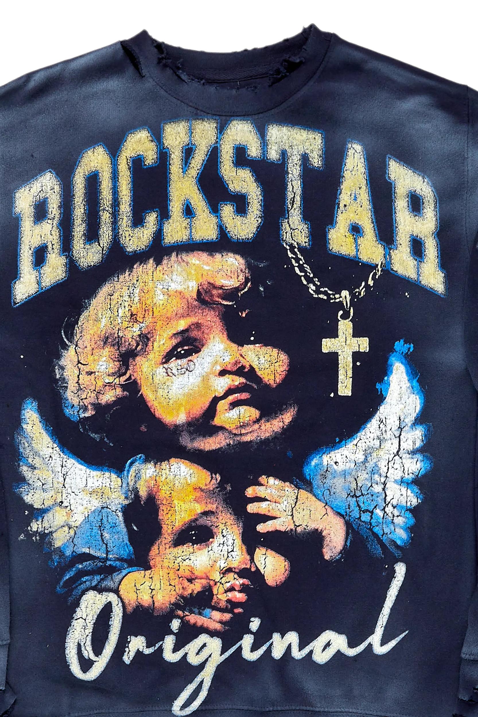 Deiter Navy Graphic Crewneck Male Product Image