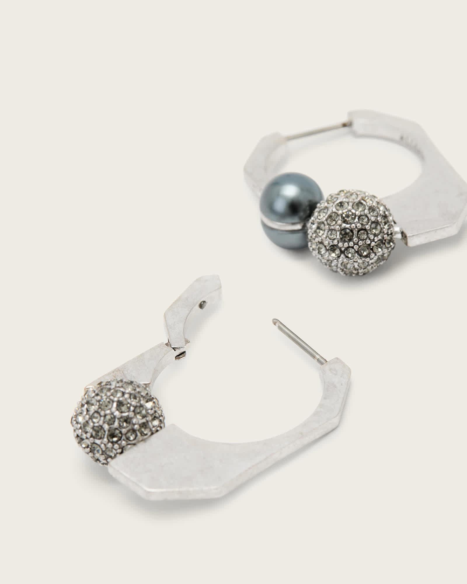 Lia Chunky Necklace WARM SILVER | ALLSAINTS US Product Image