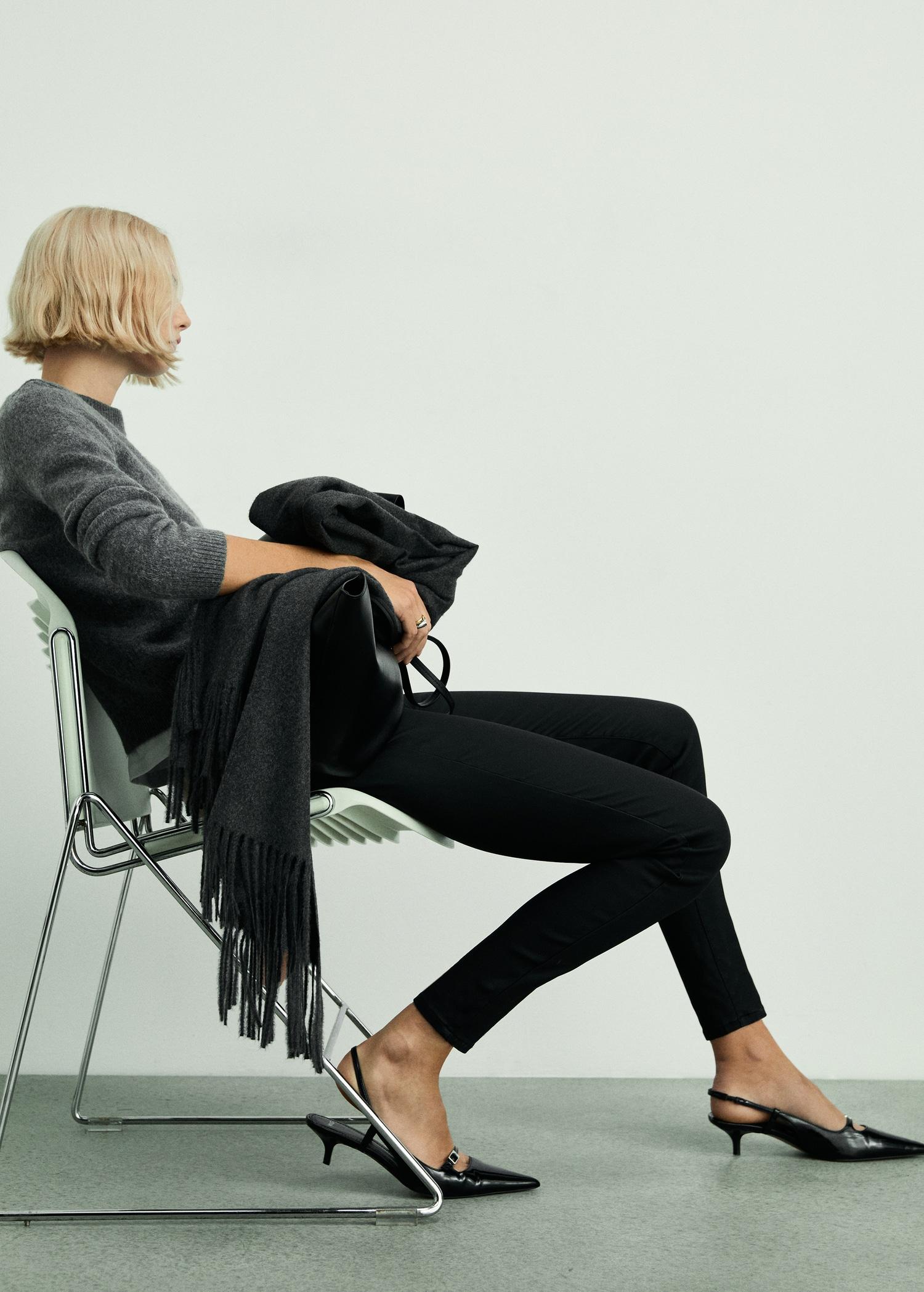 Skinny coated jeans - Women | MANGO USA Product Image