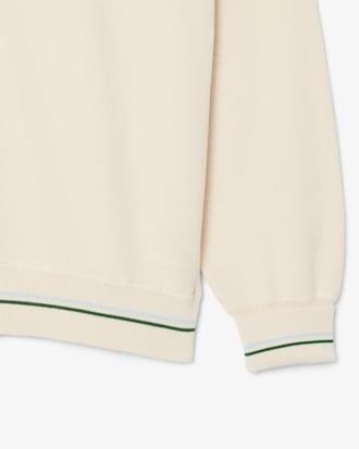 Relaxed Fit Stripe Detail Cotton Cardigan Product Image