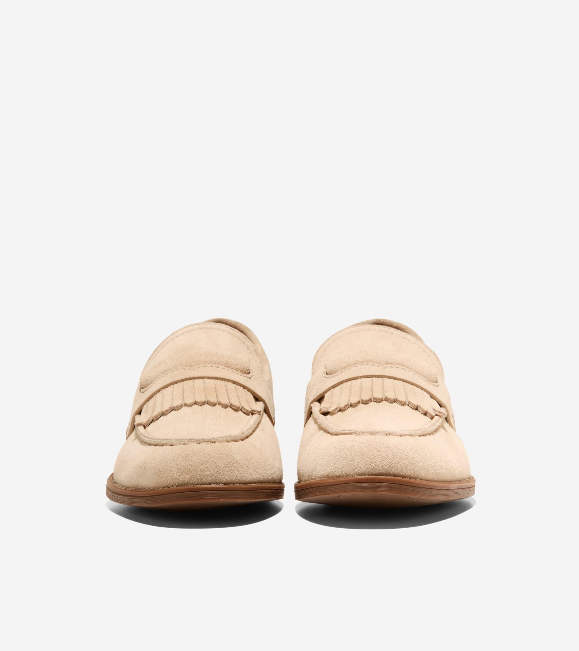 Women's Stassi Kiltie Loafers in Beige Or Khaki | Cole Haan Product Image