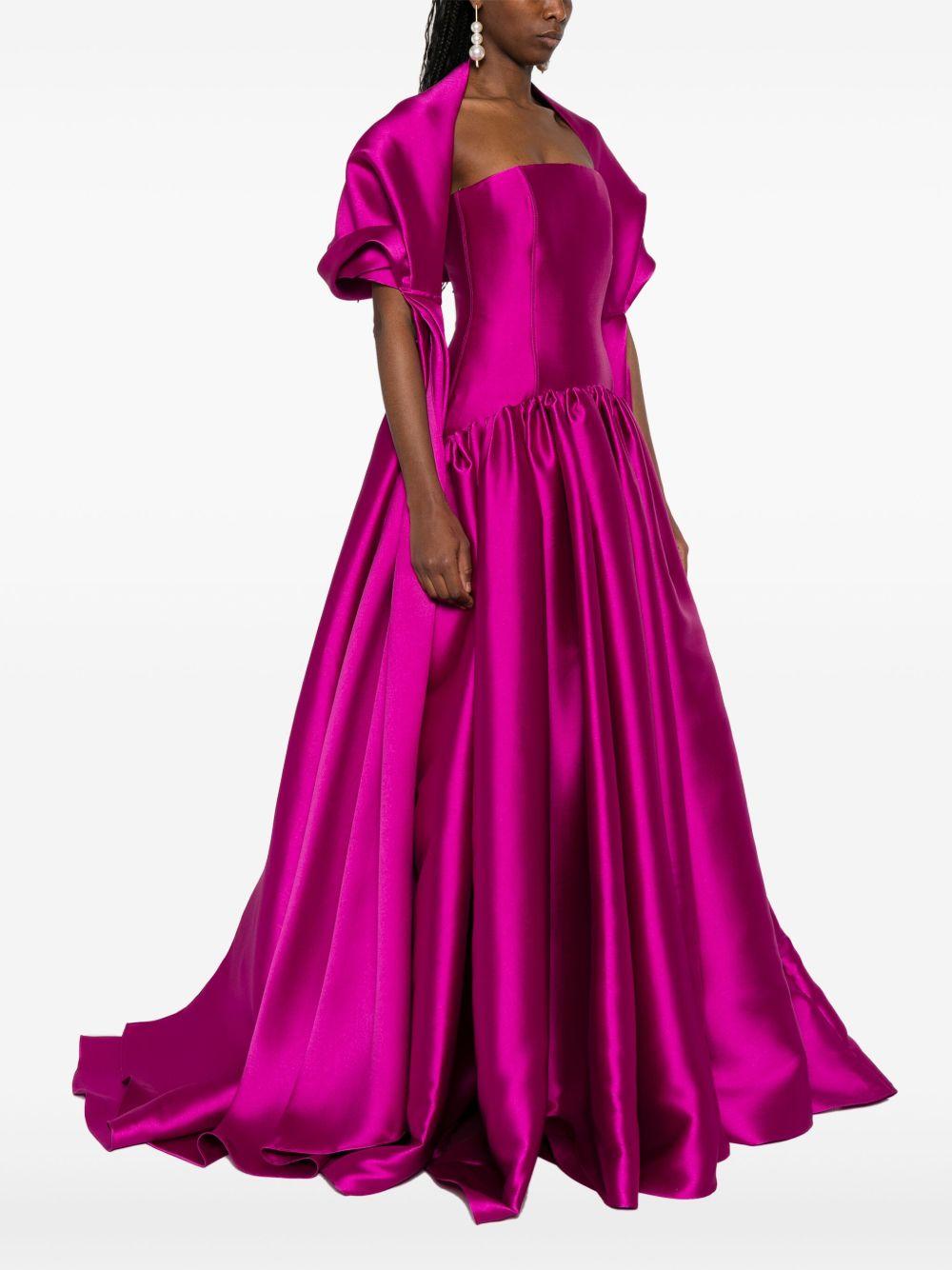 satin gown Product Image