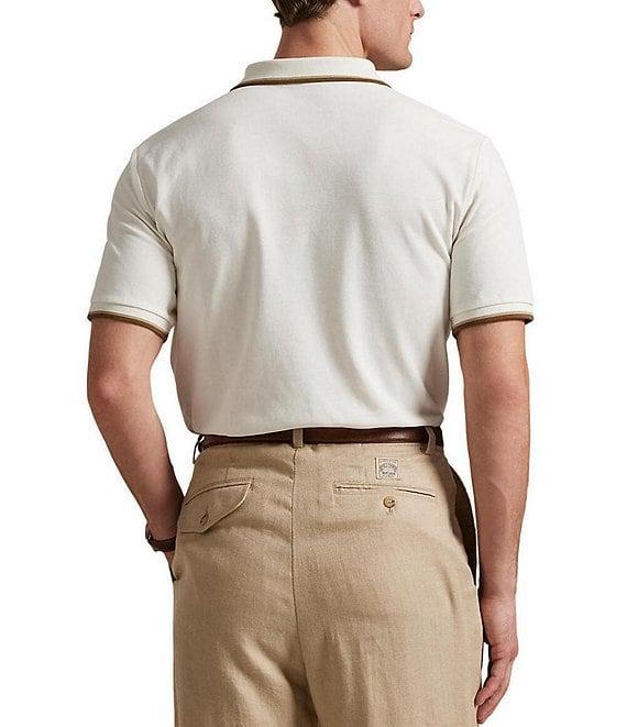 Polo Ralph Lauren Classic Fit Tipped Mesh Short Sleeve Polo Shirt Product Image