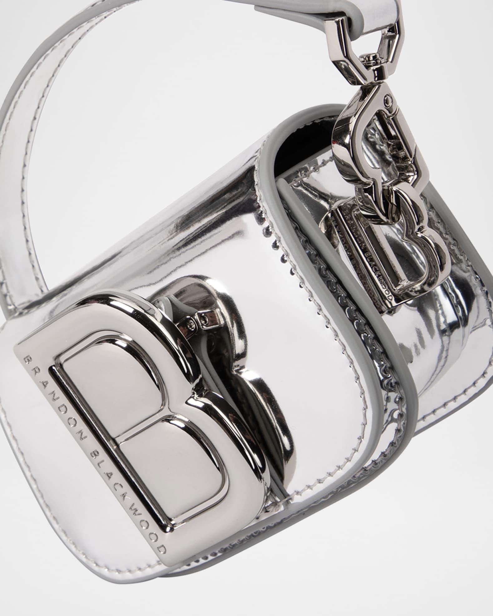 Click Metallic Leather Top-Handle Bag Product Image