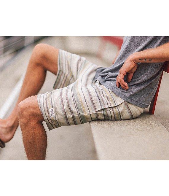 O'Neill Bavaro Striped 19#double; Outseam Fleece Shorts Product Image