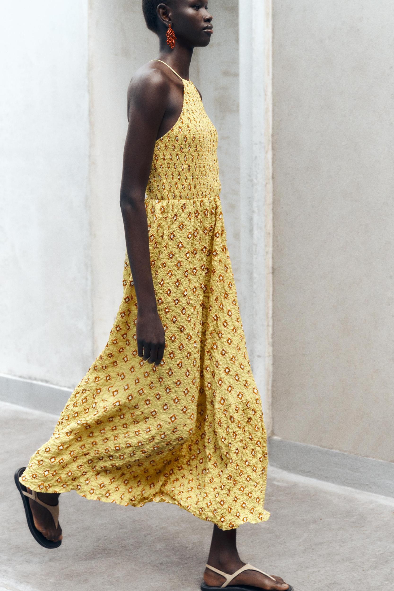 PRINTED MIDI DRESS Product Image