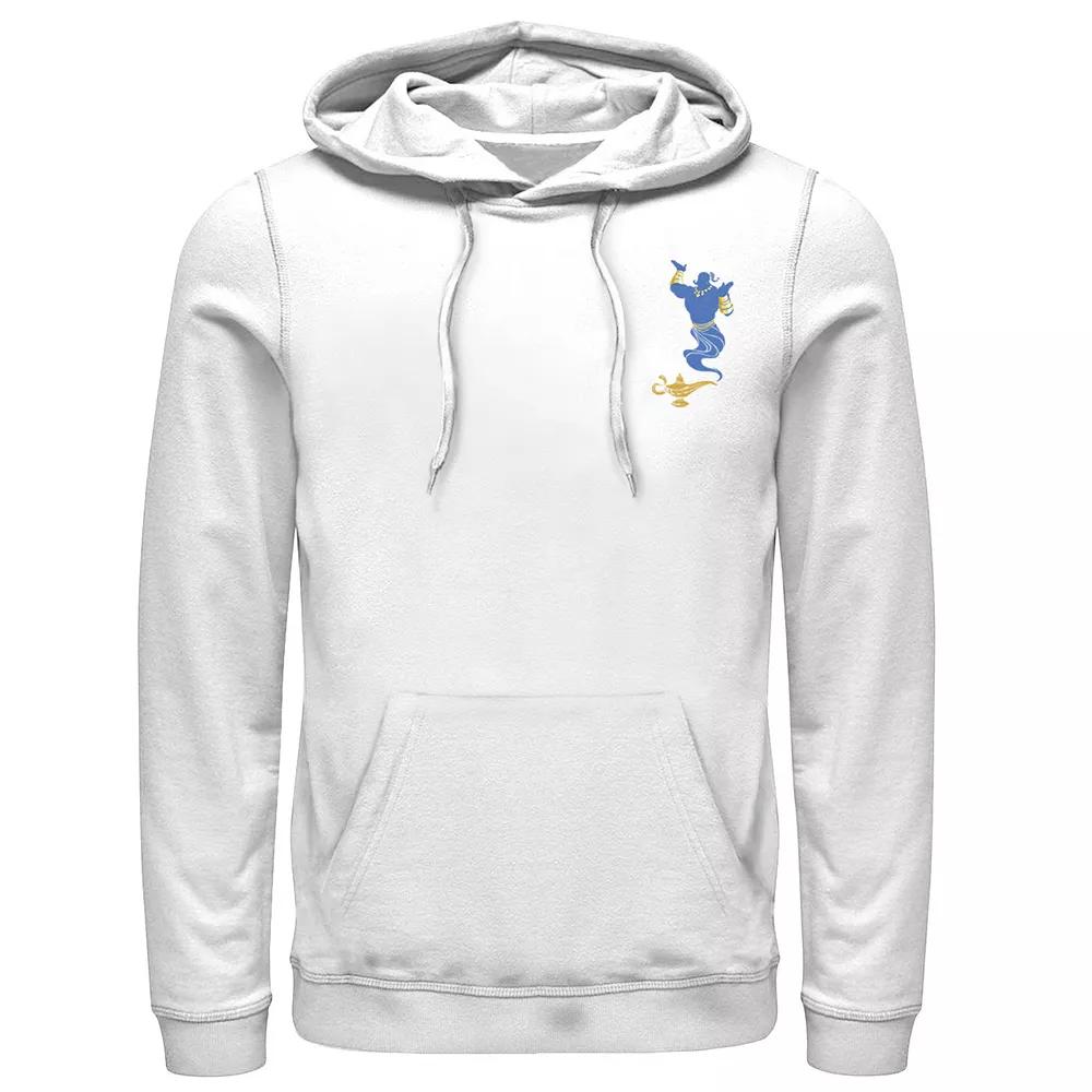 Disney's Aladdin Men's Live Action Genie's Lamp Pocket Logo Hoodie,  Product Image
