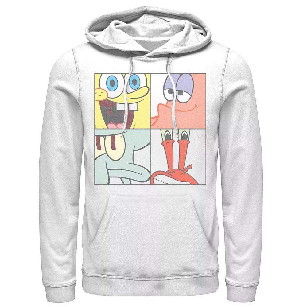 Men's Spongebob 4 Square Close Up Hoodie,  Product Image