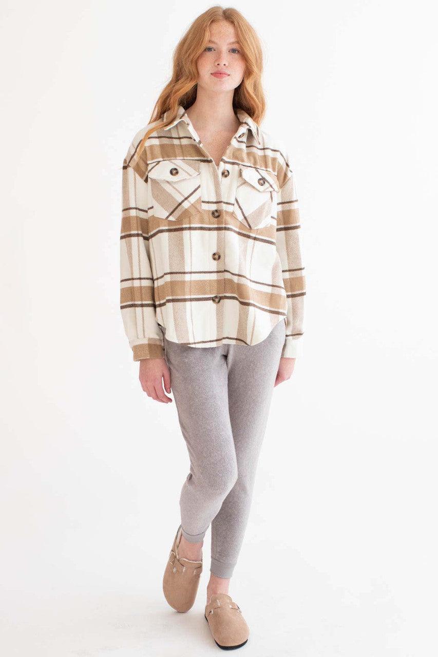 Heather Grey Fleece Joggers Product Image