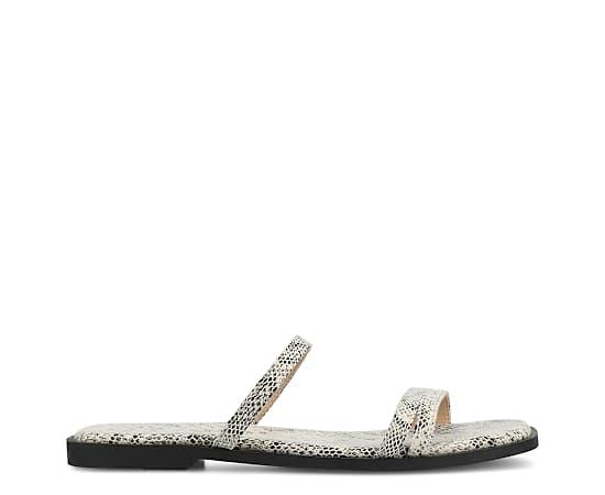 Journee Women's Multi Strap Slide On Flat Sandals,  Product Image