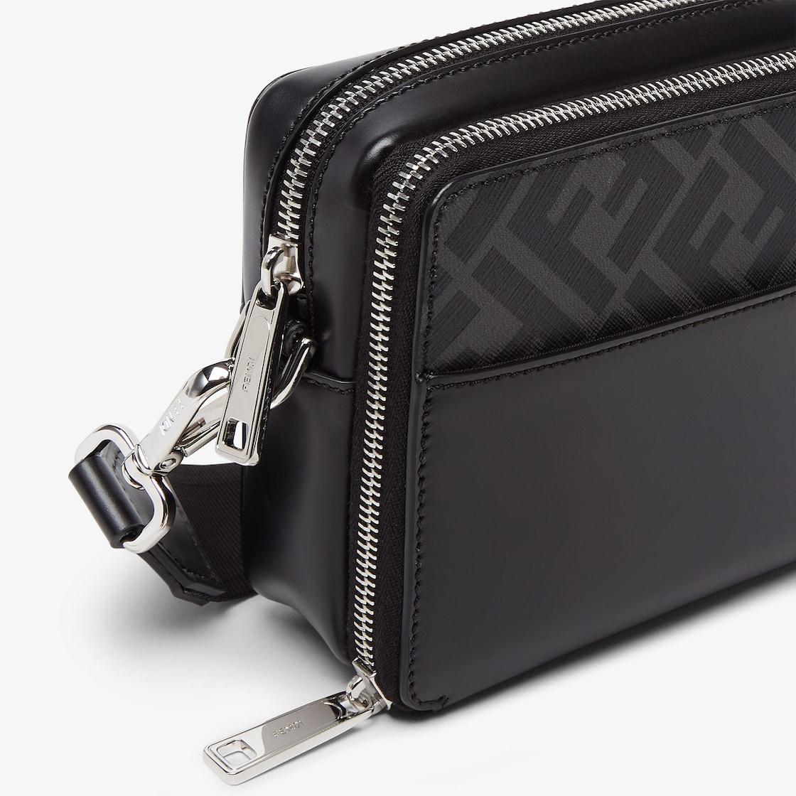 Squared FF Camera Case OrganizerBlack leather and FF bag Product Image