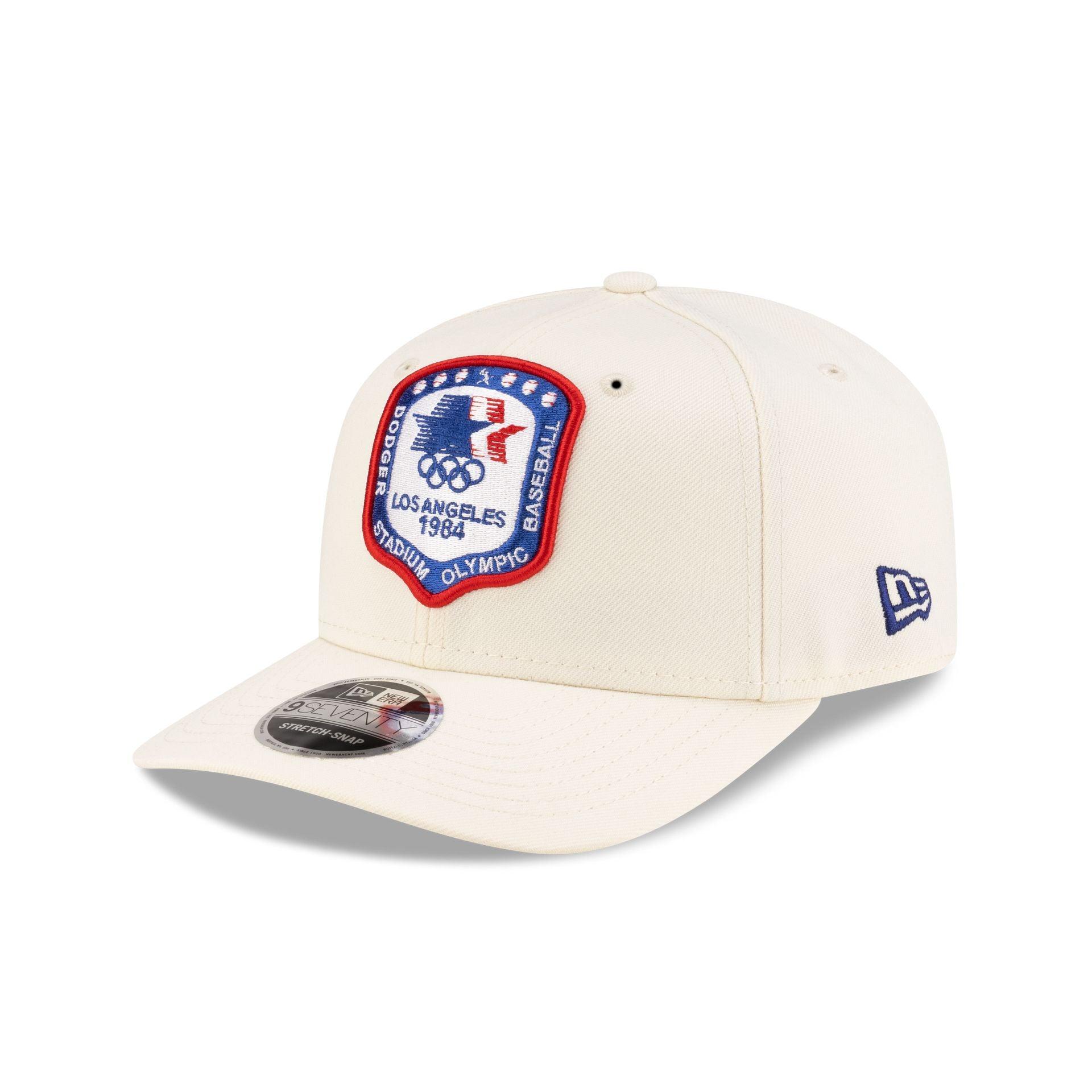 Los Angeles Dodgers 1984 Olympics Chrome White 9SEVENTY Stretch-Snap Hat Male Product Image