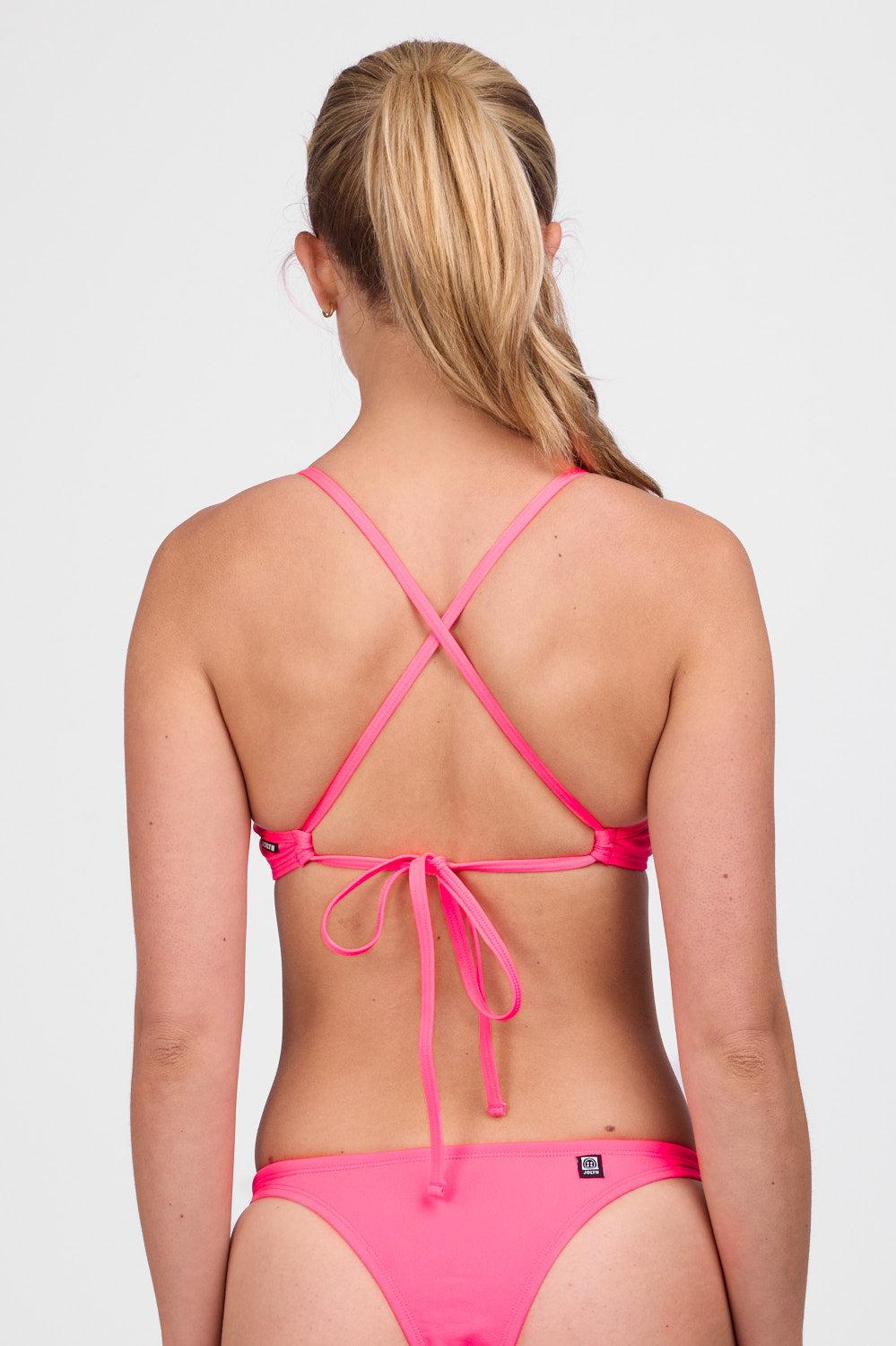 Lisa Bikini Top - Hot Pink Product Image