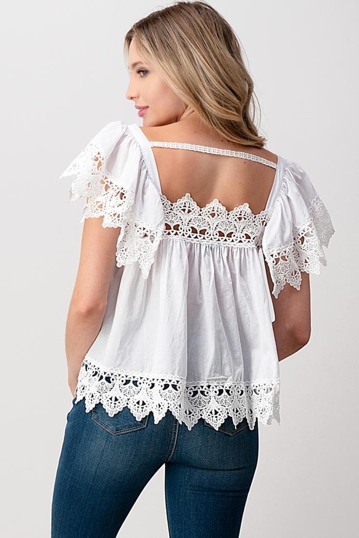 Ruffled Short Sleeve Product Image