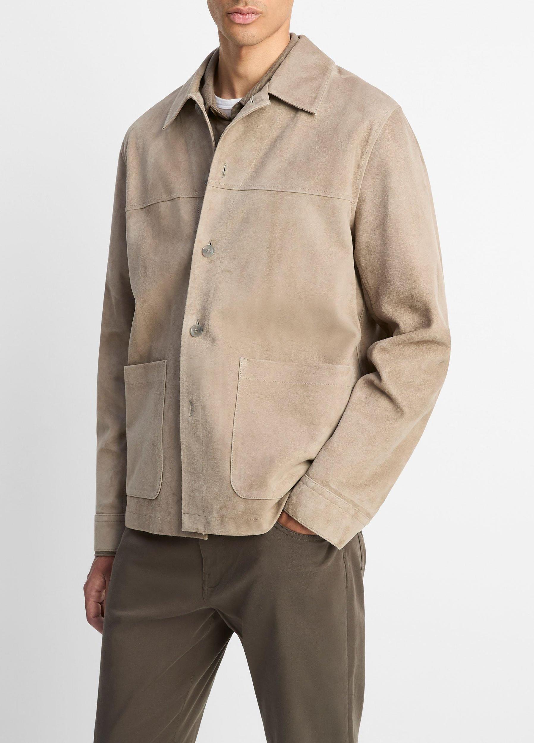 Suede Shirt Jacket Product Image