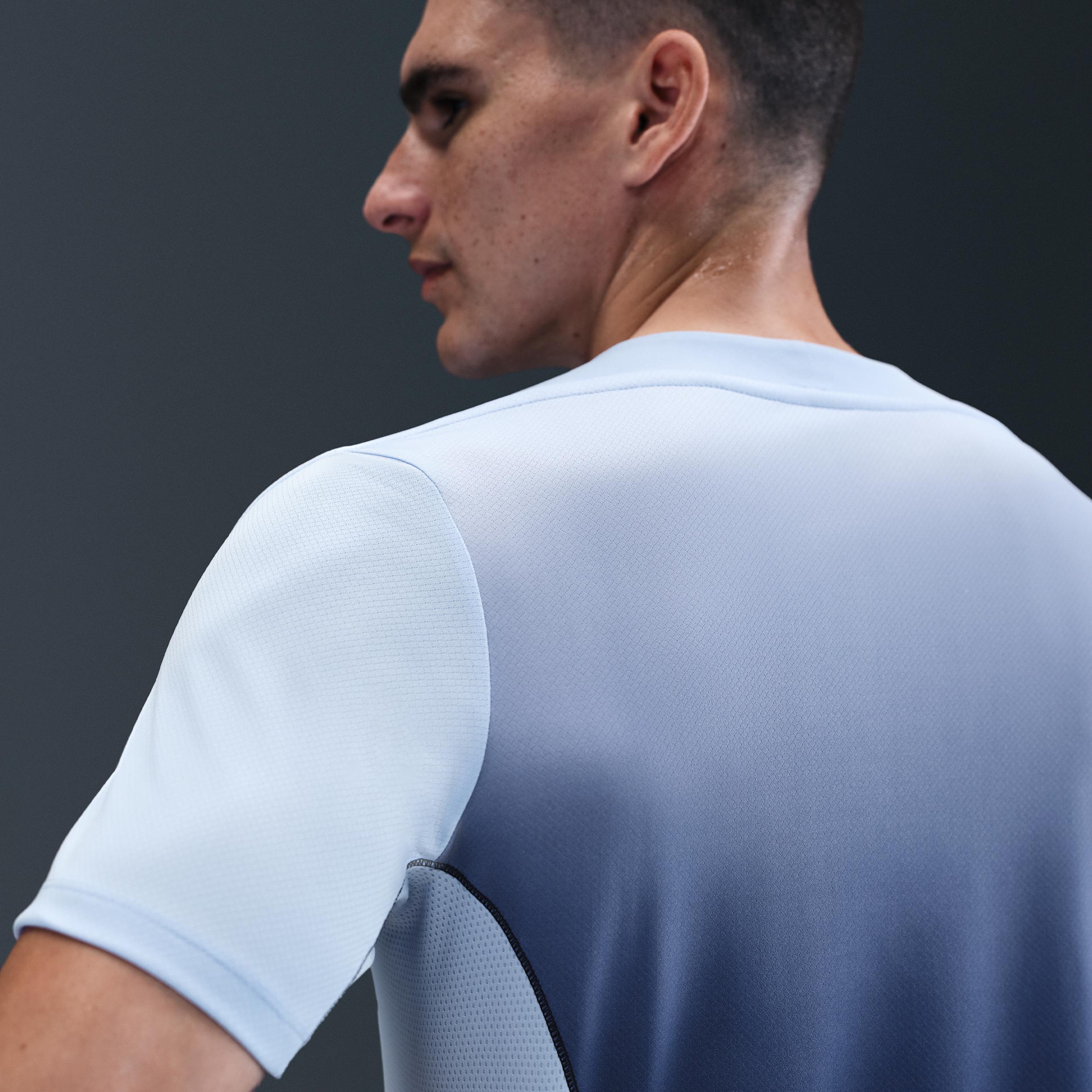 Nike Mens Strike+ Dri-FIT Short-Sleeve Soccer Top | HV1828-425 Product Image