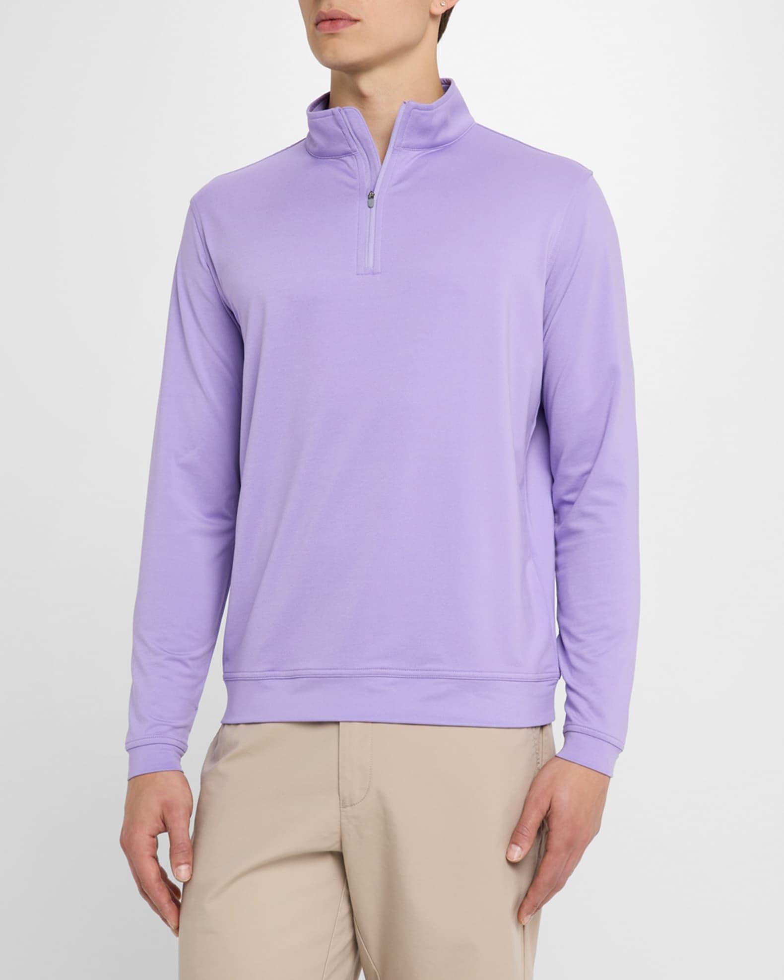 Men's Perth Melange Performance Quarter-Zip Sweater Product Image