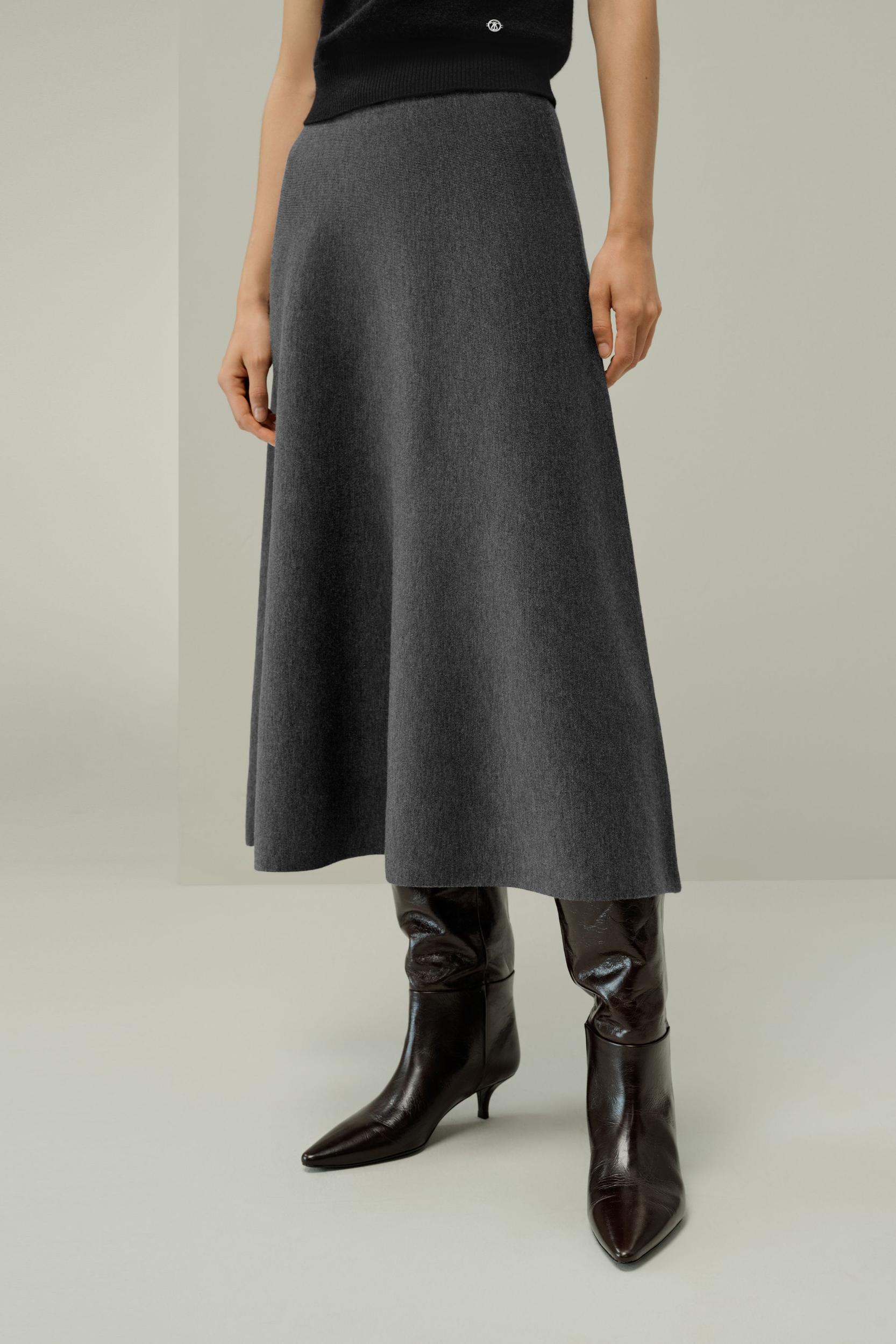 LILYSILK Worry-Free Wool Skirt Product Image