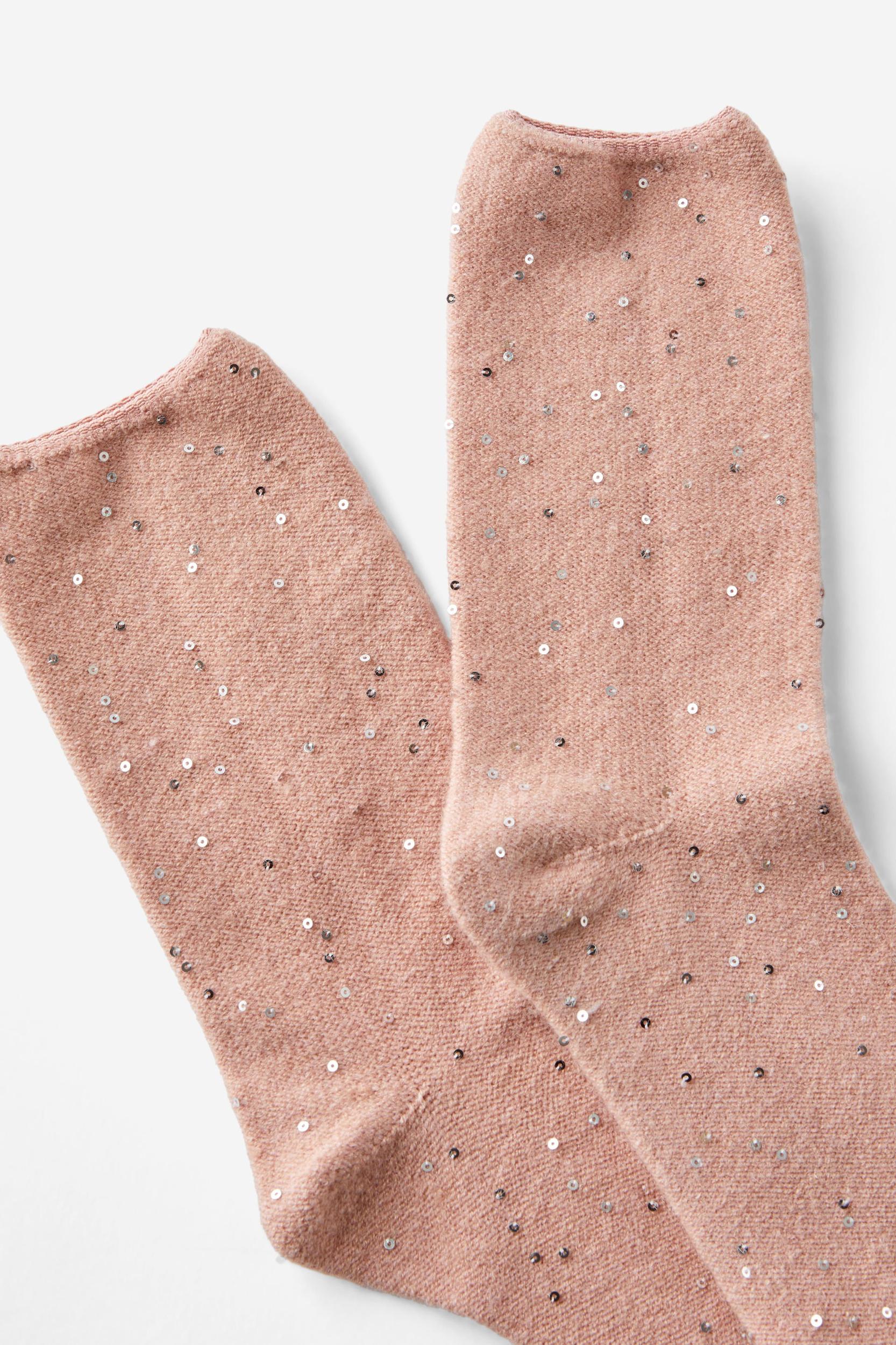 Sequin Sparkle Crew Sock Product Image