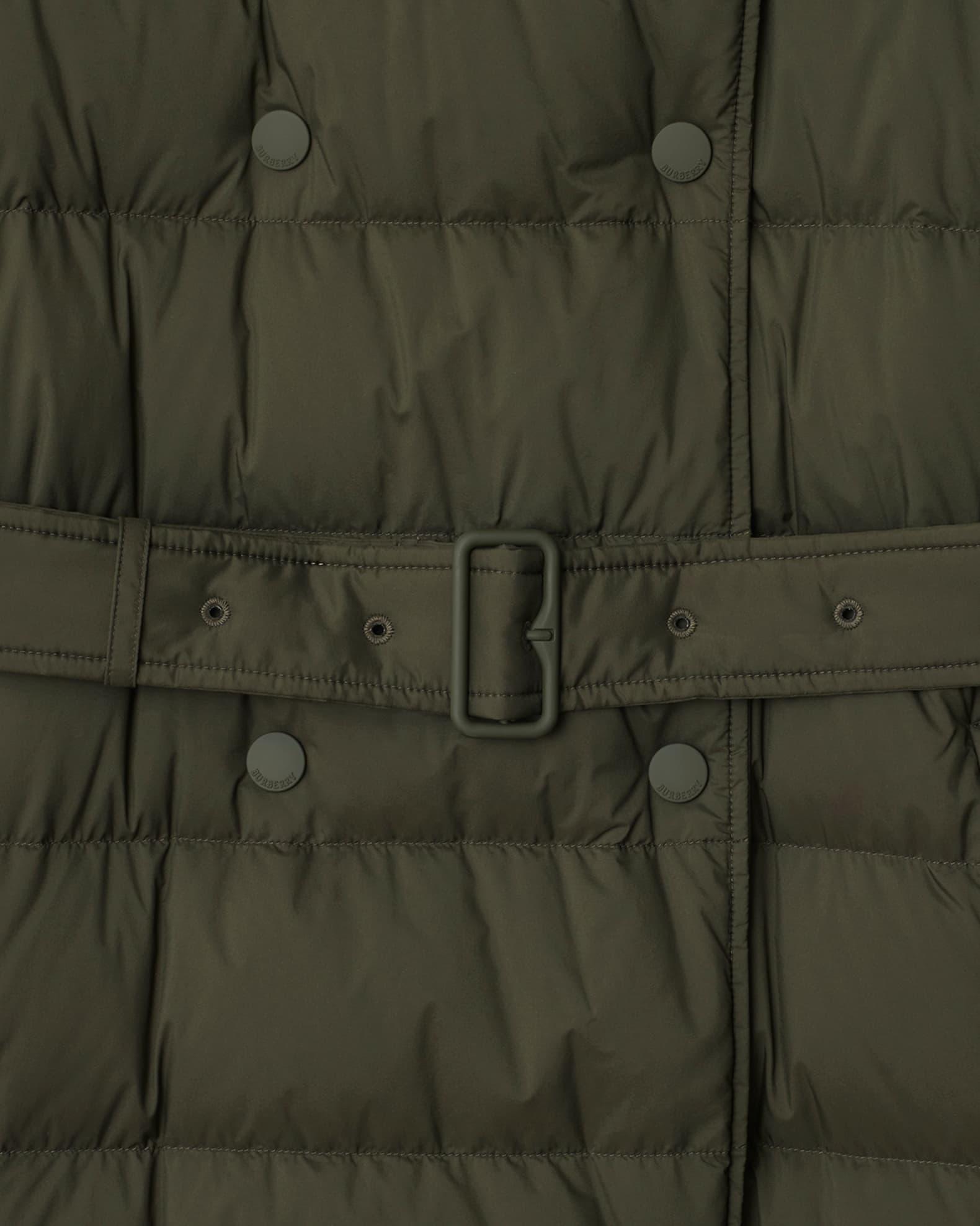 Kent Belted Padded Trench Coat Product Image