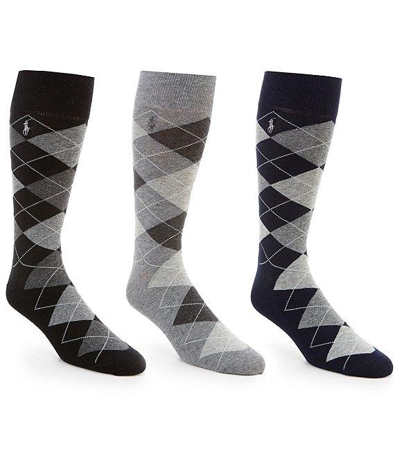 Polo Ralph Lauren Big & Tall Super-Soft Dress Socks 3-Pack Product Image
