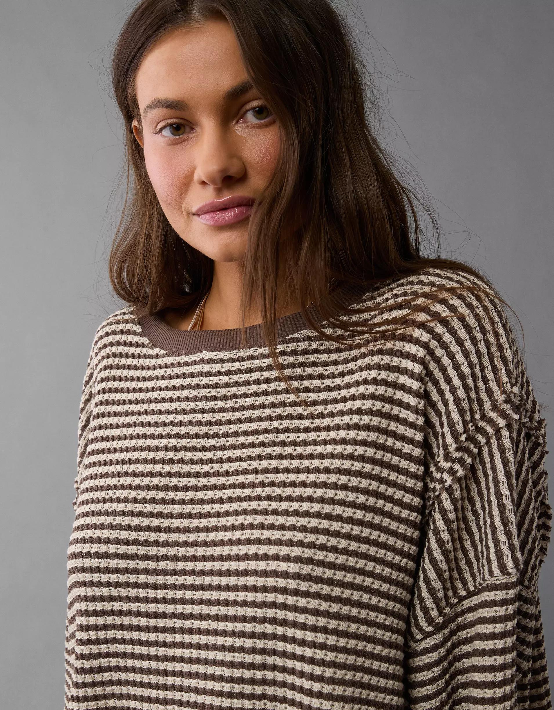 AE Big Hug Waffle Sweatshirt Product Image