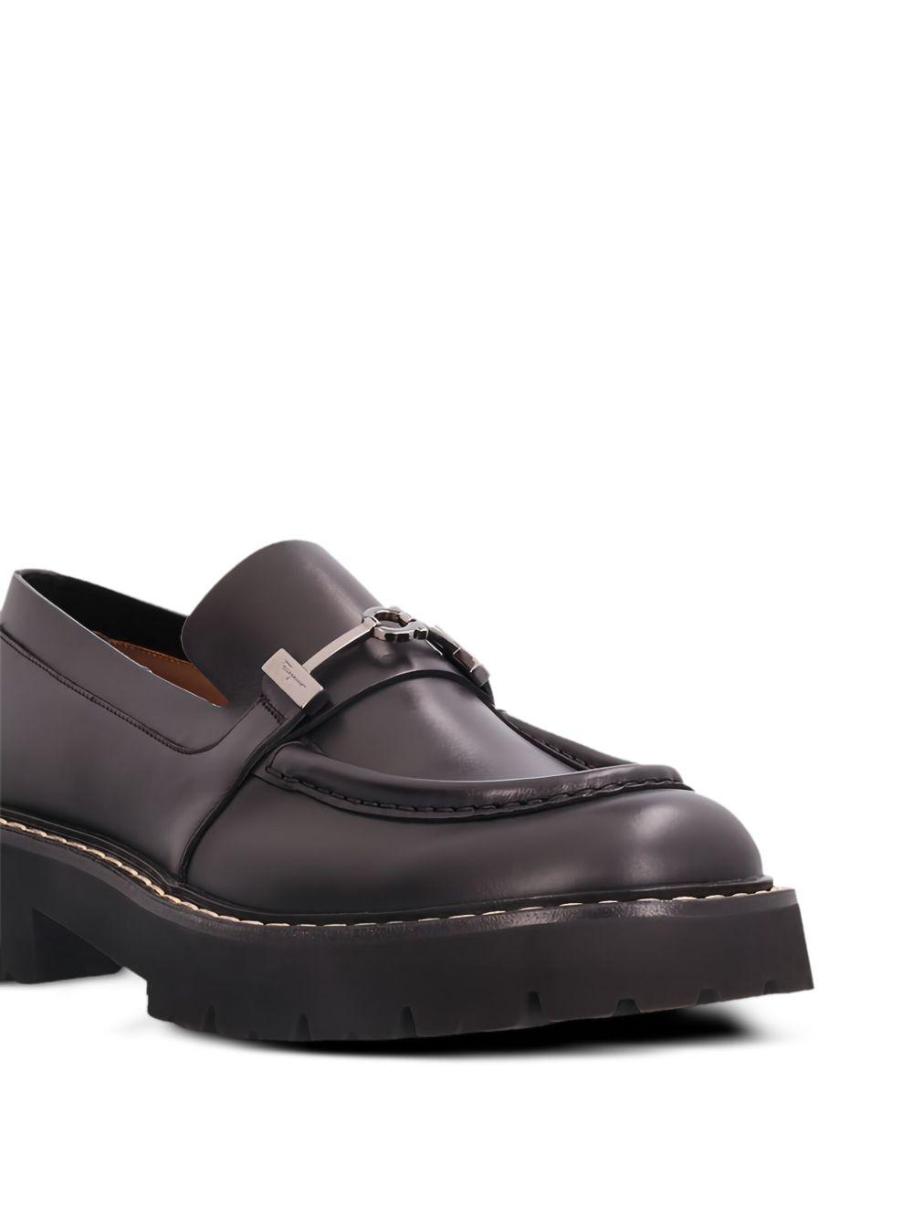 Gancini-buckle loafers Product Image