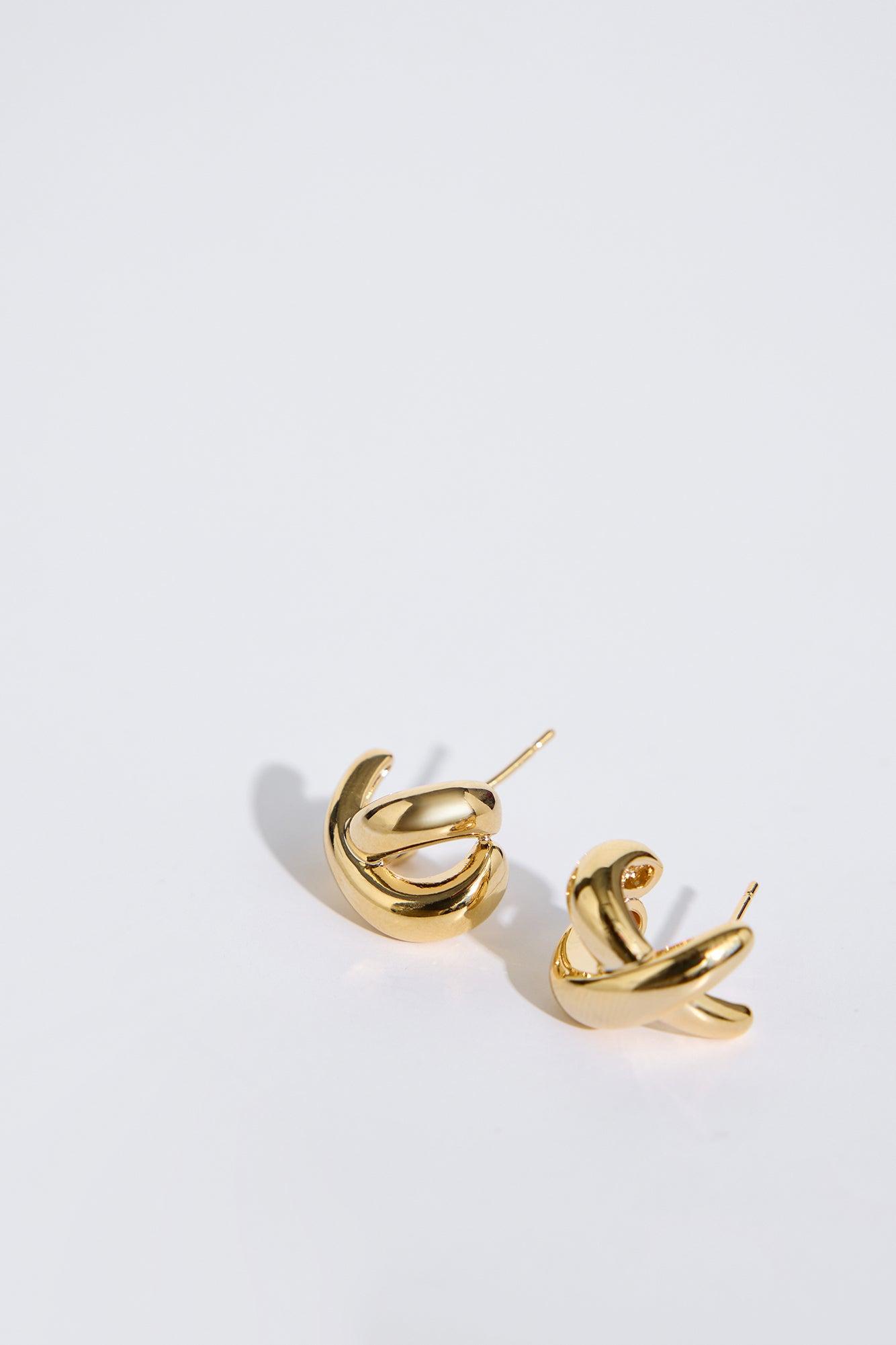 Celestial Glow Earrings Gold Product Image