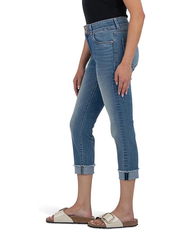 Amy Crop Straight Leg Roll Up With Raw Hem Product Image