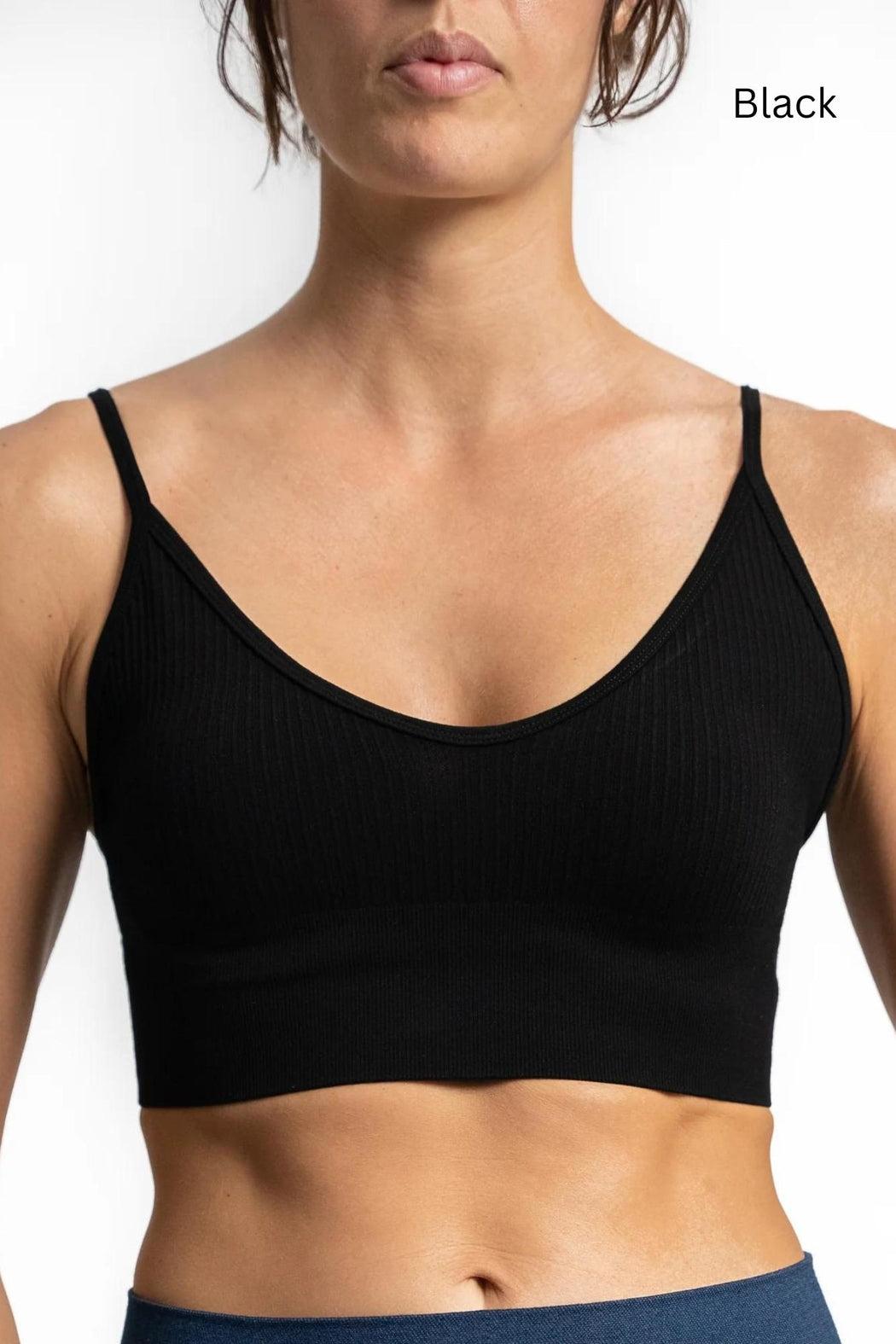 Ribbed Bra With Adjustable Straps Product Image