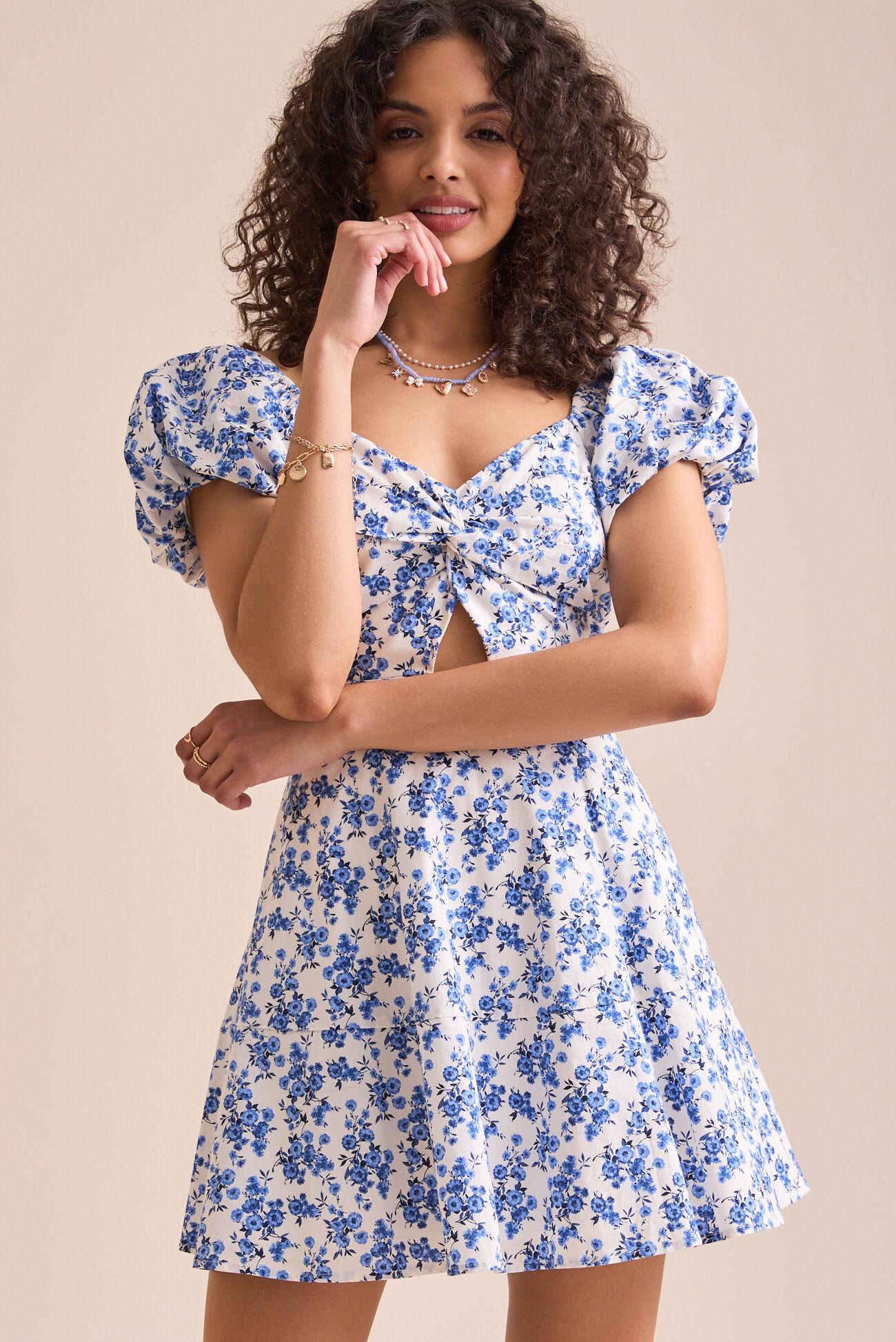Meg Floral Mini Dress Product Image