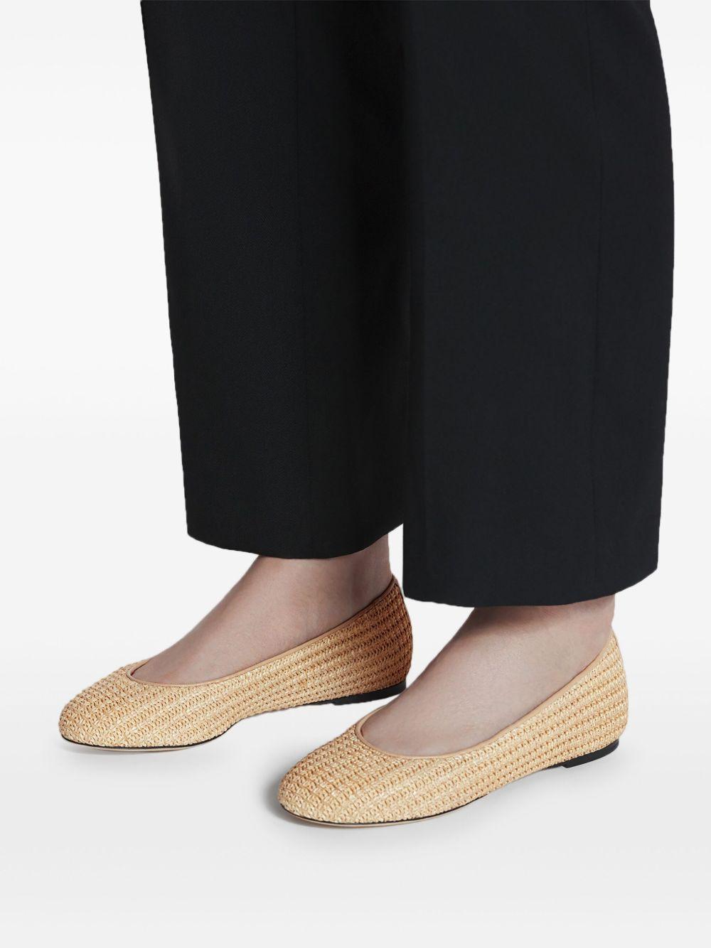 raffia ballet flats Product Image